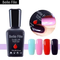 BELLE FILLE 15 мл конфеты серии разноцветный Гель-лак для ногтей Vernis Устойчивый лак для ногтей UV Гель-лак для полировки гель лак