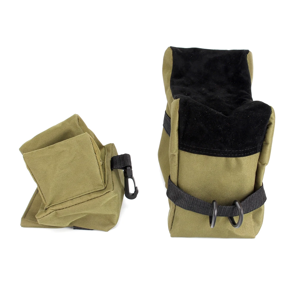 ohhunt Front and Rear Shooting Rest Bag Set Portable 600D Oxford Hunting Accessories Black Army Green Camouflage (3)