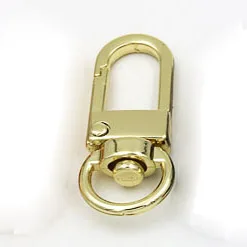Антикварный цинк DIY 10 шт. металлический брелок для ключей, собачий ошейник, пряжки, поворотные крючки, зажимы для собак, пряжки для сумок, брелки, кольца, аксессуары для изготовления - Цвет: Антикварный цинк