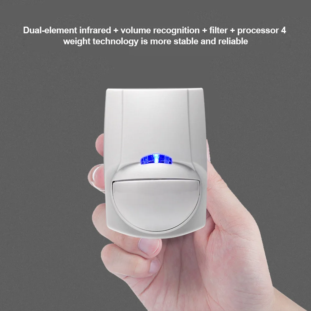 

Infared Detector Wireless 433MHZ Wide Angle PIR Sensor Alarm Device for Home Security XXM8
