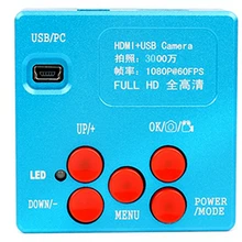 SMT 30MP 1080 P HDMI USB цифровой видео микроскоп камера+ 4 Гб TF карта для хранения мобильного телефона cpu пайка ПХД ремонт