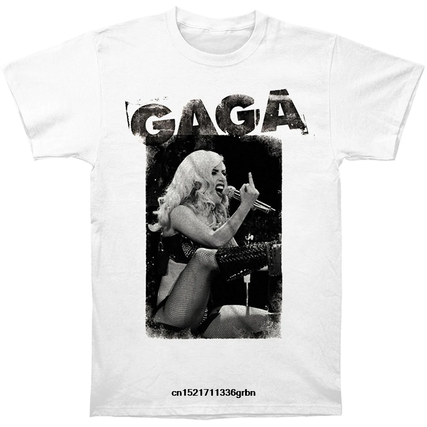 

Men T Shirt Lady Gaga Finger Adult S_S Tee O-Neck Fashion D For Summer Loose Tee Shirt Unisex Tees