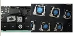 Черный ключ и внутренний кронштейн для Samsung NP R528 RV508 RV510 R620 R520 R522 R518 R530 R540 Замена Клавиатура Ключ ключи