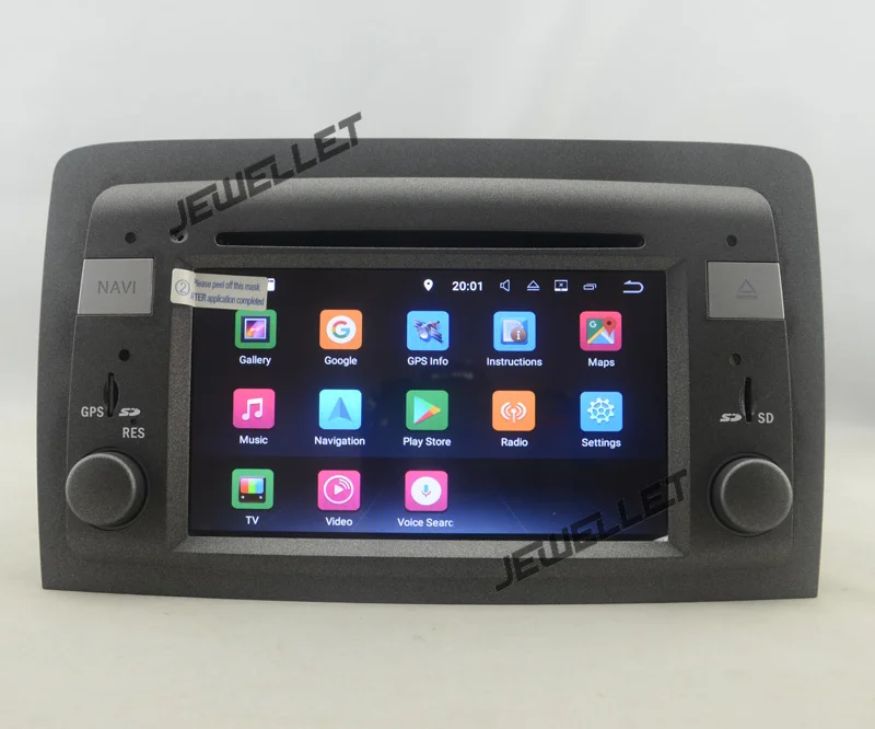 Четырехъядерный Android 9,0 автомобильный DVD gps Радио навигатор для Fiat Idea Lancia Musa с 4G/Wifi DVR OBD mirror link 1080P