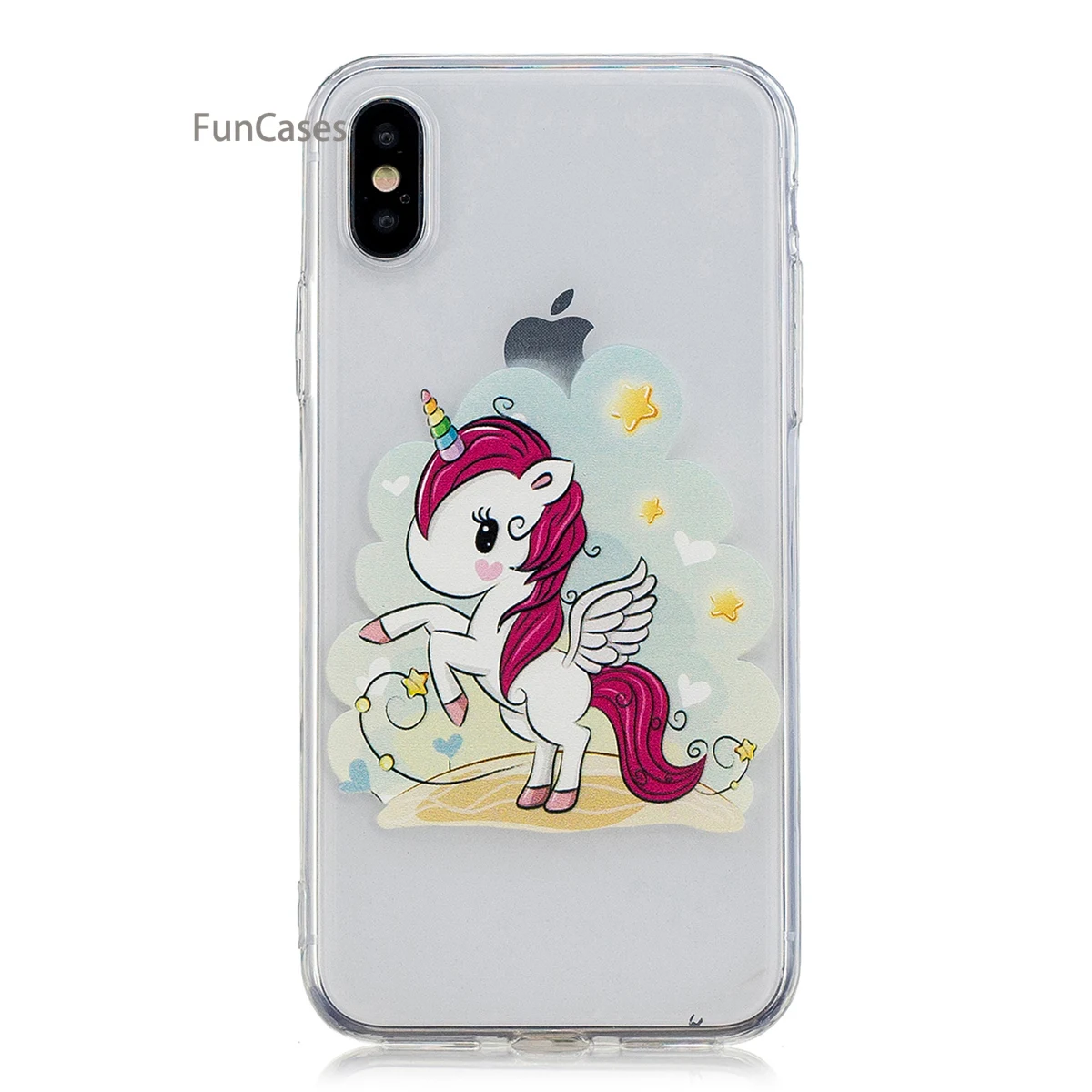 Panda Telepon Kasus Hoesje sFor iPhone X Lembut Silicone Telepon kasus Carcasa Csse Mengkilap Kasus Telepon Untuk iPhone X Handphone Protector