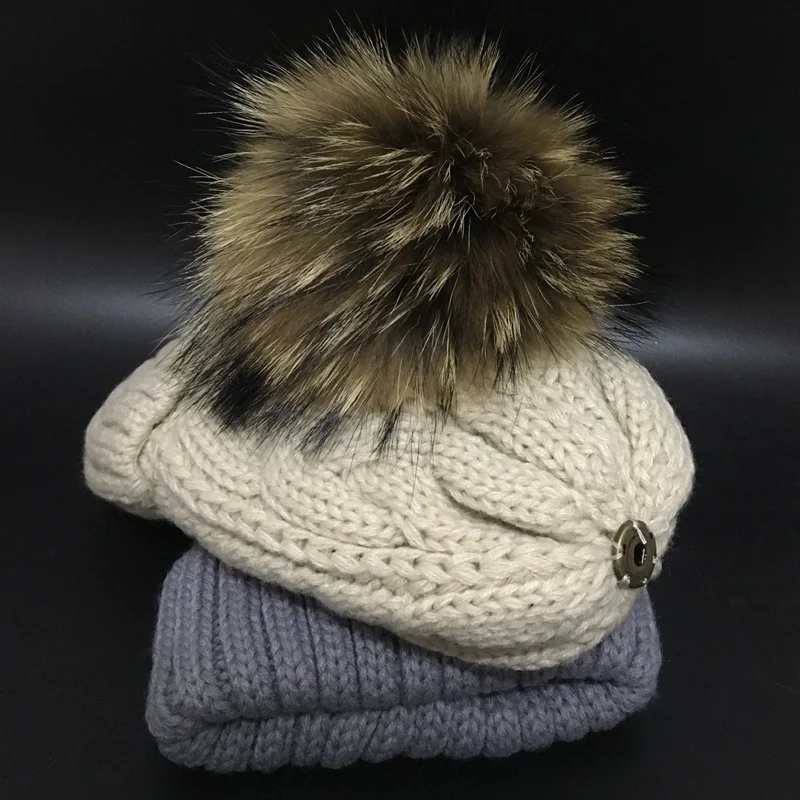 2020 зимняя шапка женские теплые шапки из натурального меха бархатные для женщин