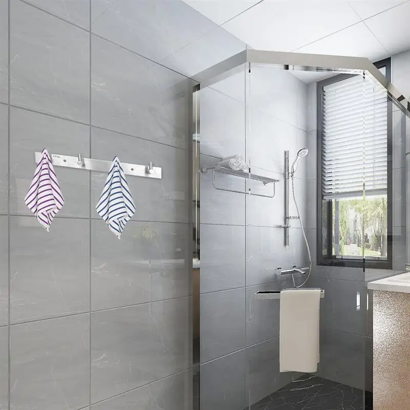 Нержавеющая сталь настенные крючки для одежды халат петли подвесные ванная комната хром настенная вешалка крюк ванная комната