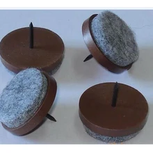 Упаковка из 1000 шт) Оптовые войлочные накладки для ног накладки для скольжения ногтей протектор для мебели, стульев и столов ноги 18 мм/20 мм/22 мм