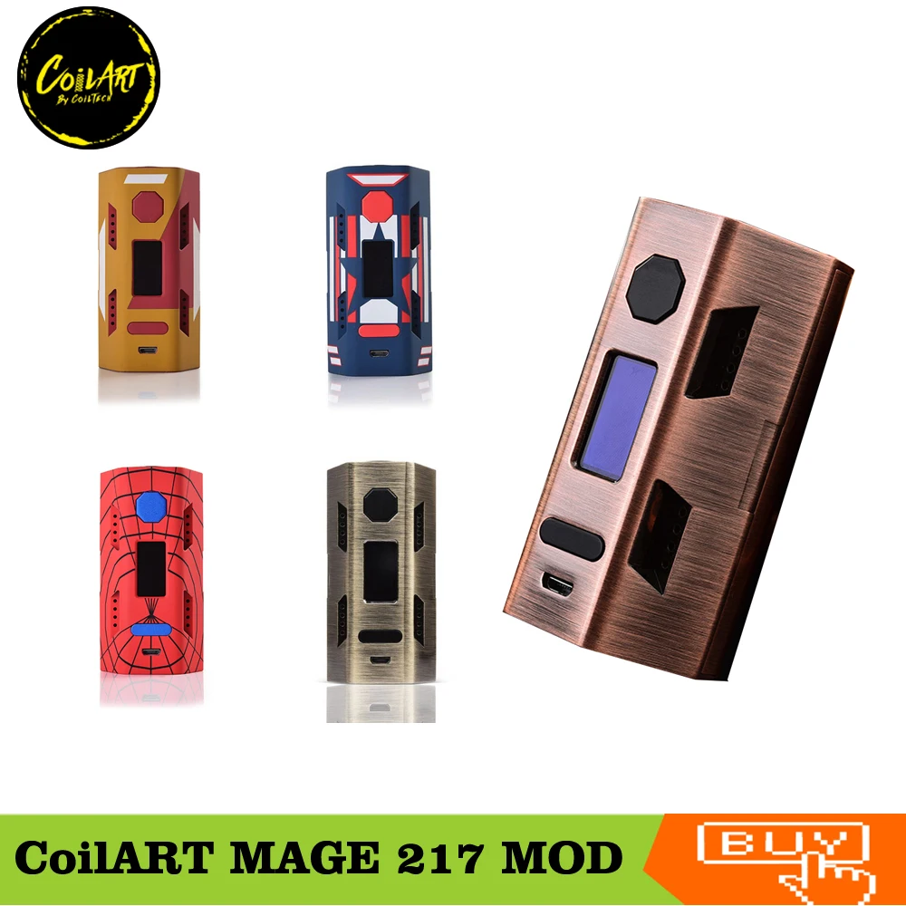 Оригинальный бокс мод CoilART MAGE 217 для набора вейпа с испарителем батарея 21700/20700/18650