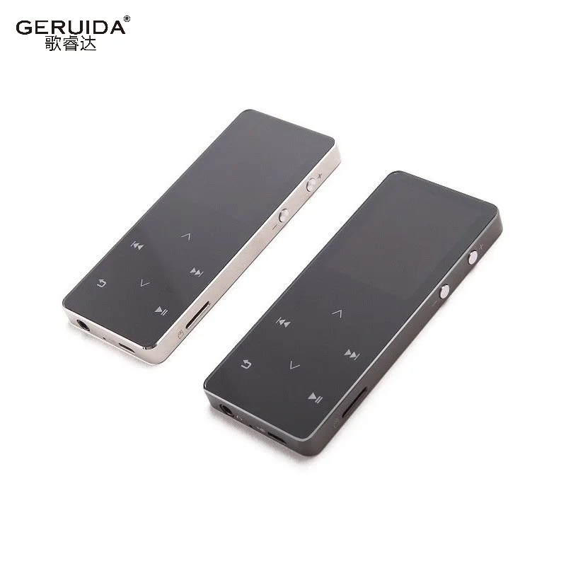 GERUIDA Bluetooth Hi Fi MP4 плеер 8G сенсорный ключ MP3 с часами рекордер электронная книга Arm