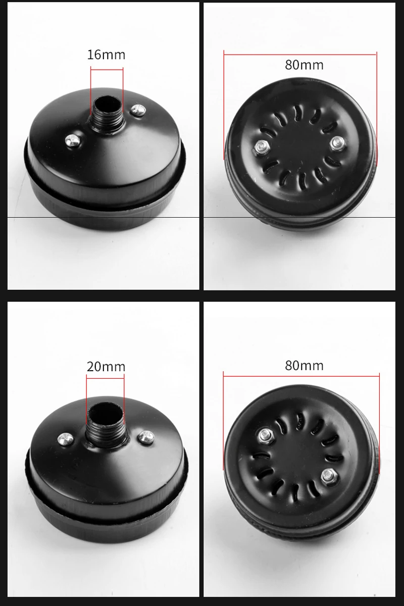 1 шт. 3/8 1/2 Железный воздушный компрессор Впускной глушитель фильтра глушитель для прямой машины воздушный компрессор