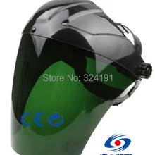 Tig Arc уникальная Зеленая прозрачная PC Сварочная маска, защитный лицевой экран, защищающий глаз колпак шапки-шлемы очки