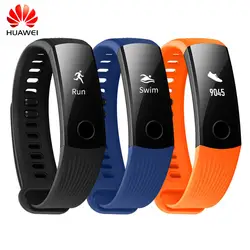 Оригинальный huawei Honor Band 3 умный Браслет монитор сердечного ритма Honor 3 умный Браслет плавание Водонепроницаемый фитнес-трекер