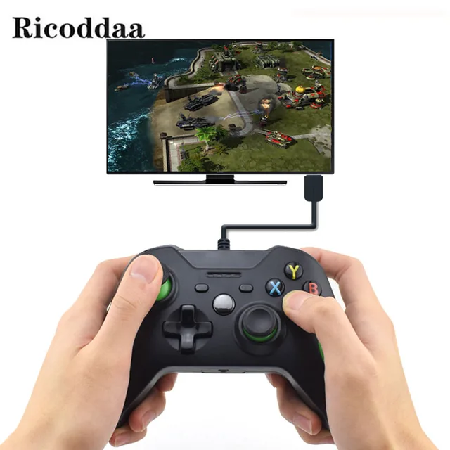 Best Offers For Microsoft Xbox One Wired USB Controller Controle Gamepad Joystick Mando For Xbox One Slim/For Windows PC Joypad Accessory