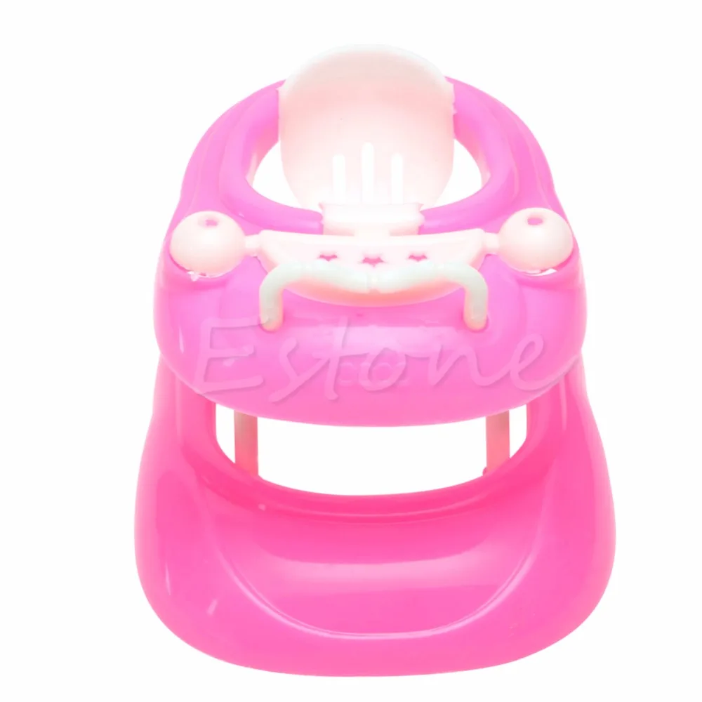 New Pink Plastic Walker 1:6 for Barbie New Doll's House Dollhouse Miniature Display Gift