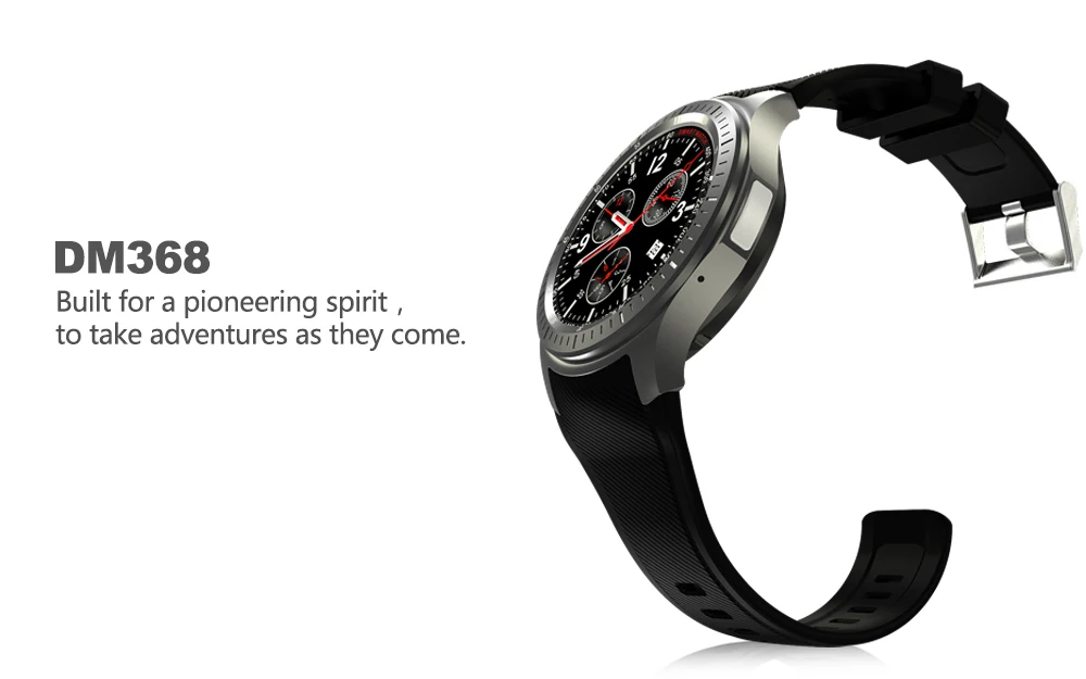 

Android 5.1 Smart Watch SmartWatch 8G DM368 WristWatch 1.39" AMOLED Display Quad Core Bluetooth 4.0 Heart Rate Monitor vs LF16