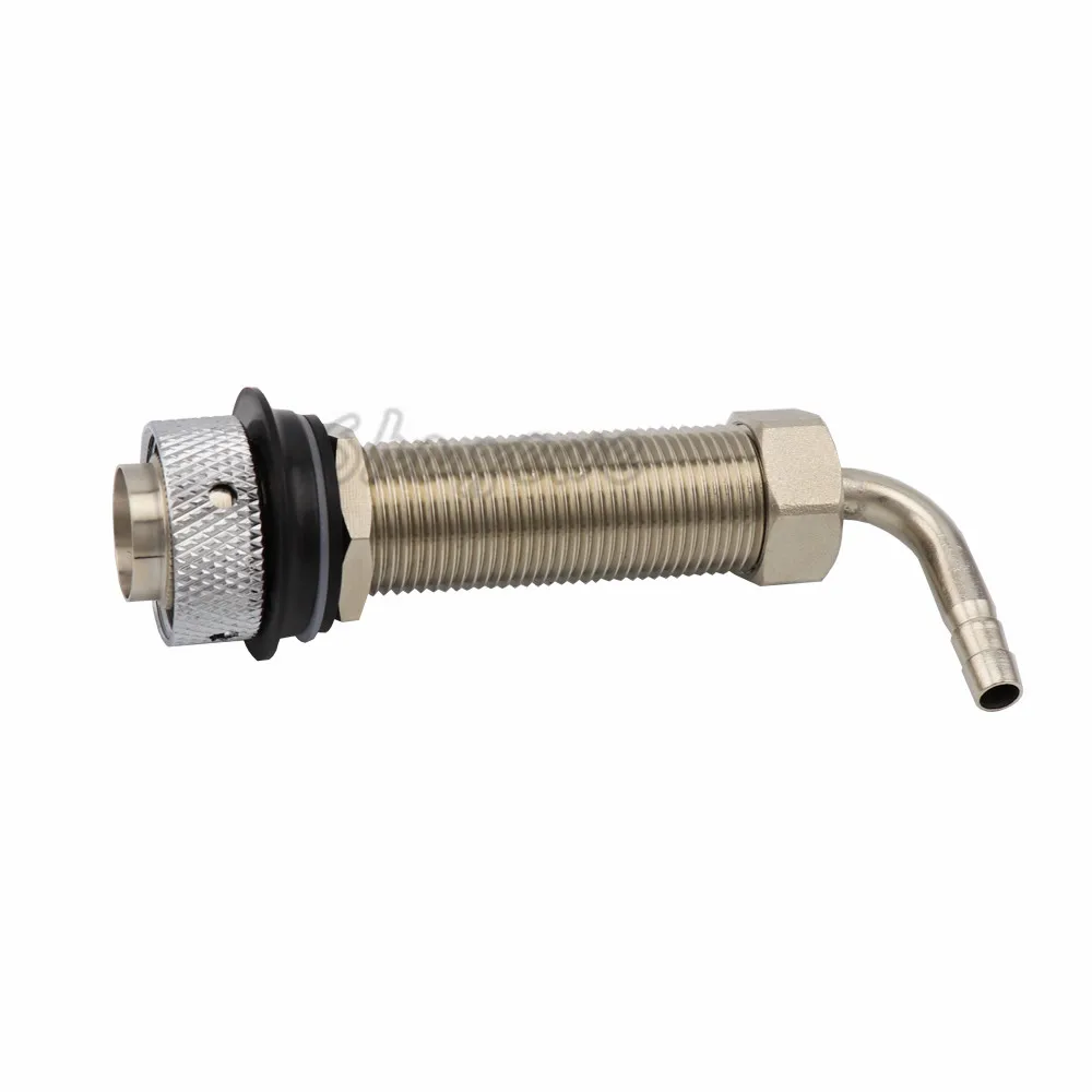Adjustable Beer Tap Faucet G58 Long Shank With 8mm Barb Elbow Draft Beer Dispenser Home brewing Nipple Shank Assembly (7)