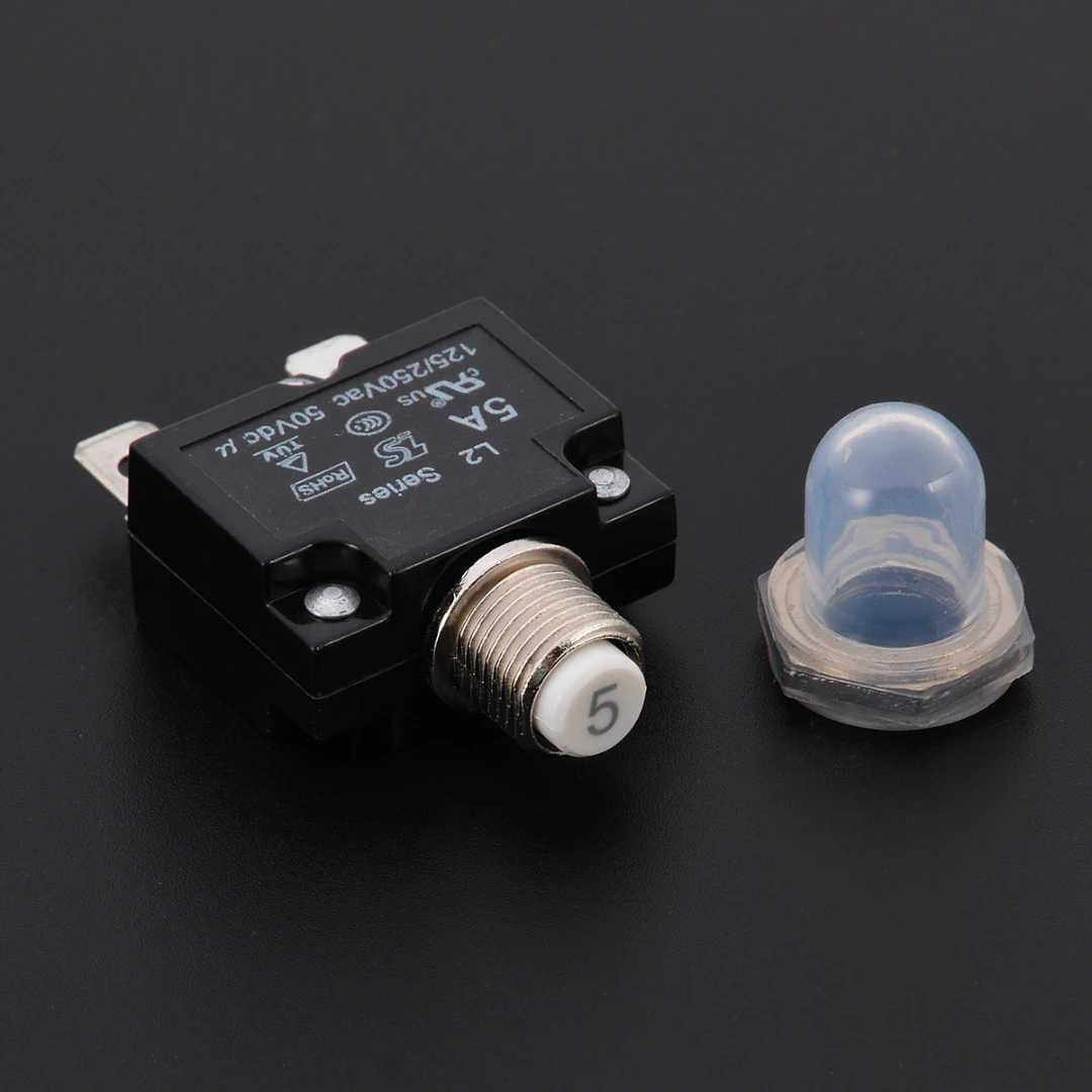 Sixinu 30A MP Push Button Resettable Thermal Circuit Breaker Panel Mount Sixinu 30A MP Push Button Resettable Thermal Circuit Breaker Panel Mount