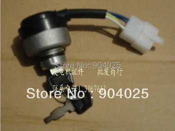 

2KW 2.5KW 2.8KW electric door locks 168F starter switch key four lines