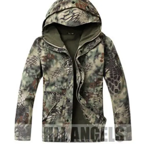 Военная тактическая куртка G8 мужская зимняя камуфляжная A TACS FG разрушенная