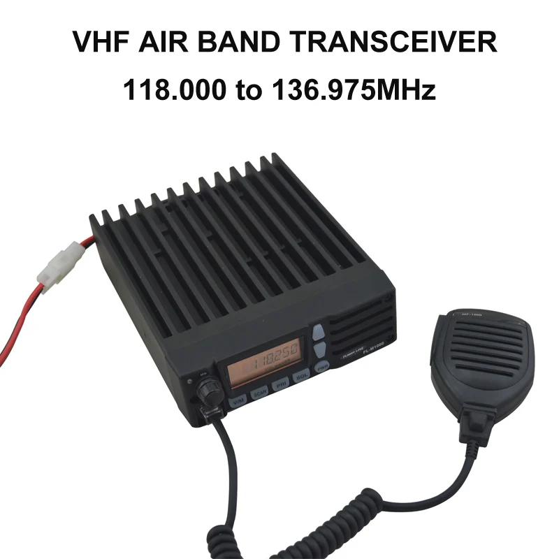 118,000-136,975 MHz VHF AIR BAND Мобильный приемопередатчик автомобиля двухстороннее радио walkie talkie FL-M1000A