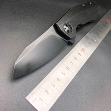 ZZSQ 0456 складные ножи с лезвием CTS 204P лезвие с титановой ручкой шарикоподшипник для выживания Походный нож Открытый тактический карманный инструмент