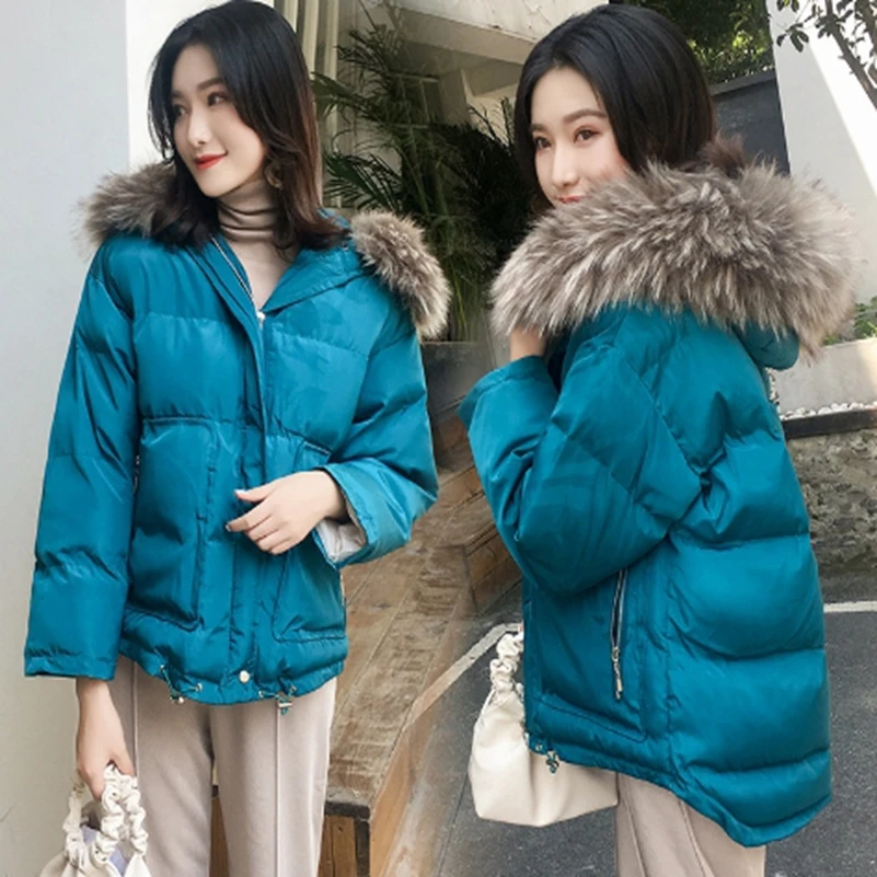 2018 new winter coat, hooded wool collar, cotton dress, women's cotton dress, women's wear. 2018 new winter coat, hooded wool collar, cotton dress, women's cotton dress, women's wear.