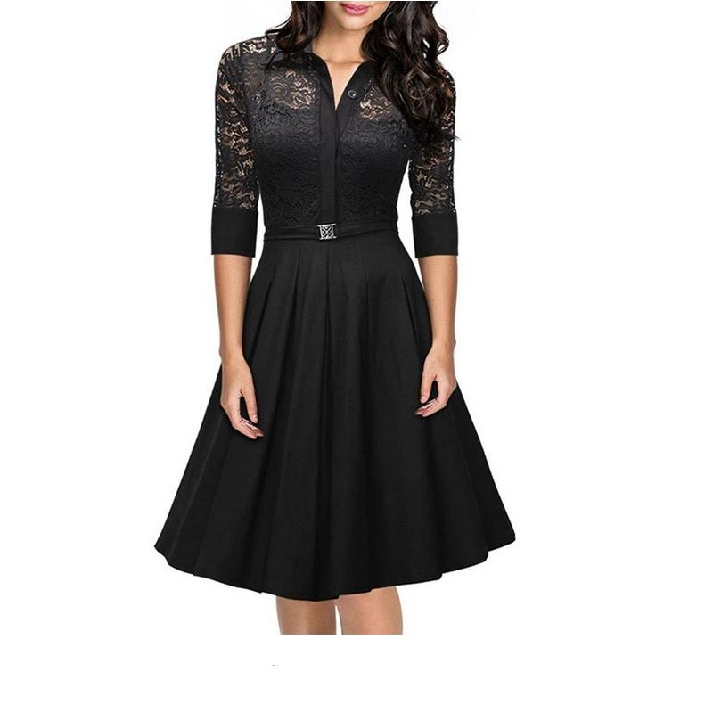 dress with large sleeves