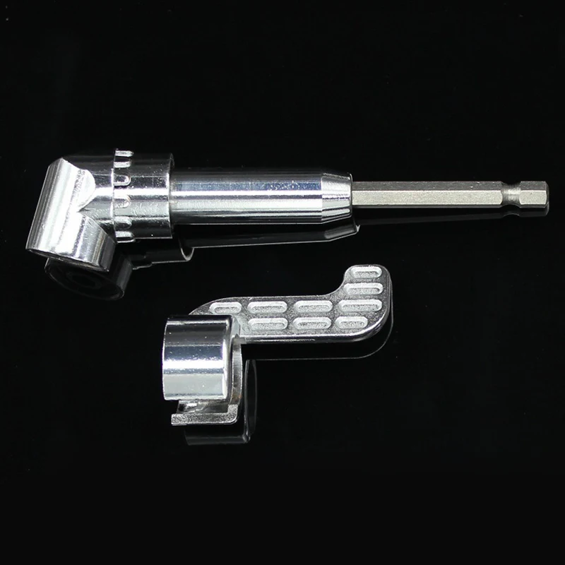 

105 Degree Right Angle Drill Extension Shank Quick Change Driver Drilling Screwdriver Magnetic 1/4" Hex Socket Close Corner P0.1