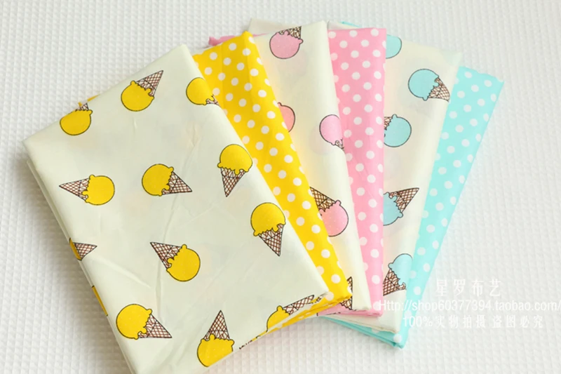 

SMTA Cotton fabric the cloth Patchwork Fabrics by the meter Tulle for needlework Small fresh cone 50*160cm D20