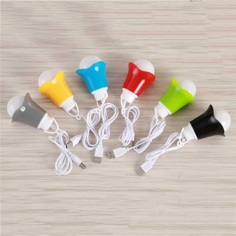 

Mini USB LED Lamp Night Lights Camping Lantern Portable Bulbs Tent Lamps Light Energy For Book Reading Saving Lanterns Bulb