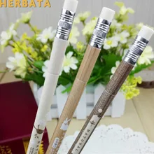 Высококачественная Черная синяя гелевая ручка 0,5 мм 6 шт./упак. гелевая чернильная ручка офисные и школьные принадлежности Ручки принажности для письма гелевые ручки CL-1018