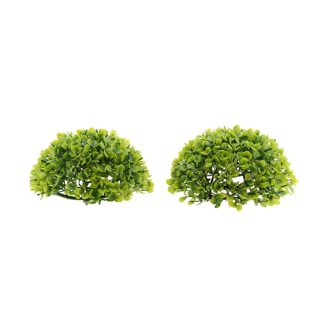 1pc 17cm Artificial Topiary House Plants Ball Pool Patio Garden Porch Green