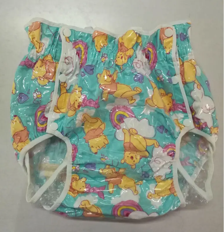 

Free Shipping NICEDIAPER2221-Bear Diaper cover waterproof trousers incontinence products ABDL