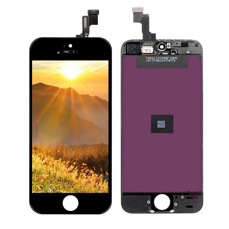 

Mobile phone lcd screes display for iPhone 5G 5S 5C Replacement Parts touch screen Digitizer Assembly white black lcds