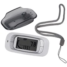 3D Сенсор ЖК-дисплей Дисплей цифровой Бег шагомер с 7-дневной памяти шаг калория расстояние счетчик трекер для активной жизни, белый цвет