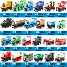 Wooden Toy Vehicles Great Kids Christmas Toys Thomas And His Friends Wood Trains Model Toy Gifts