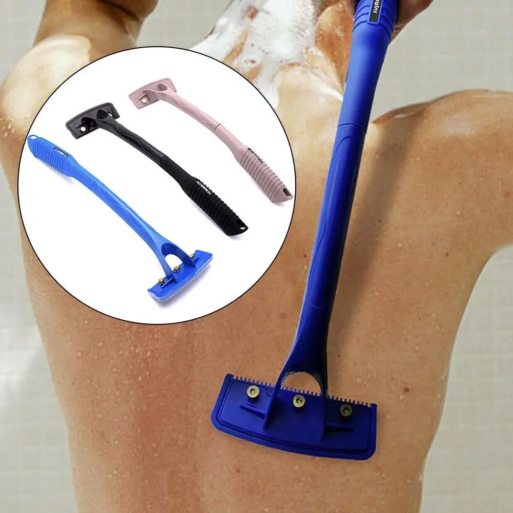 

Safety Men Long Handle Folding Shaving Knife Body Shaver Back Hair Trimmer Body Leg Back Razor Shaver Epilator Hair Removal Tool