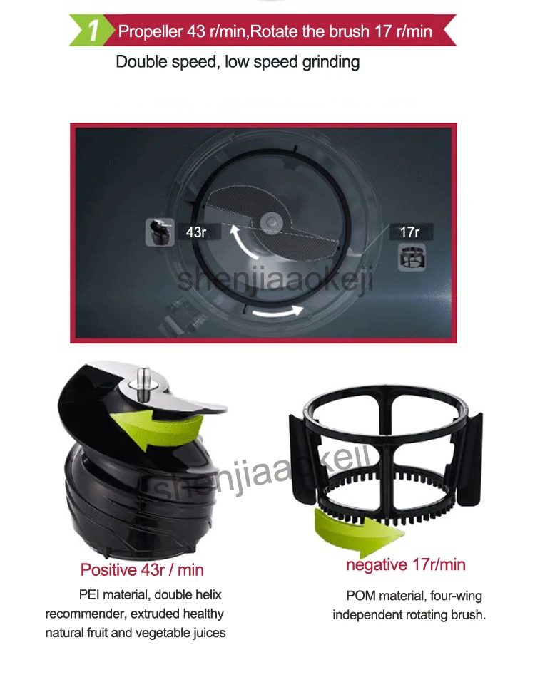 Новая соковыжималка 3-го поколения HU12027WN и медленная соковыжималка для мороженого, фруктов, овощей, цитрусовых, соковыжималка для фруктов 220v150w1pc