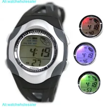 ALEXIS черный водонепроницаемый PNP Матовый Серебряный Корпус для часов протестированные мужские спортивные цифровые часы montre homme horloge mannen