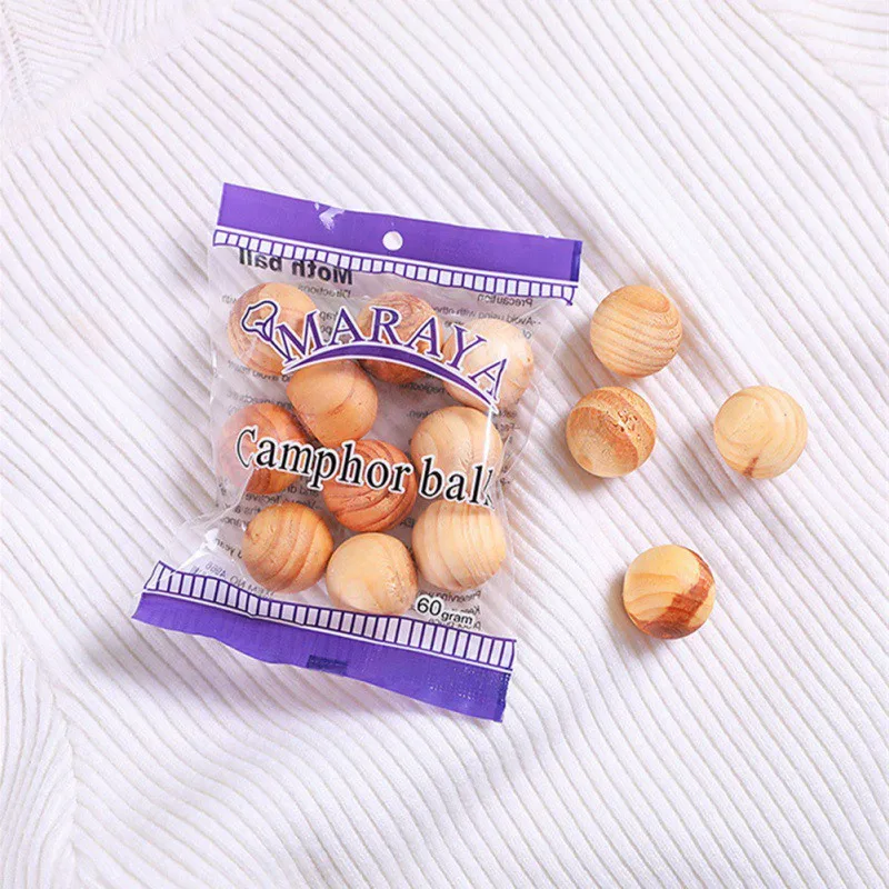 

10pcs/bag Mothballs Mouldproof Naphthalene Camphor Ball Wardrobe Shoe Odor Removal Home Moth-proofing Supplies