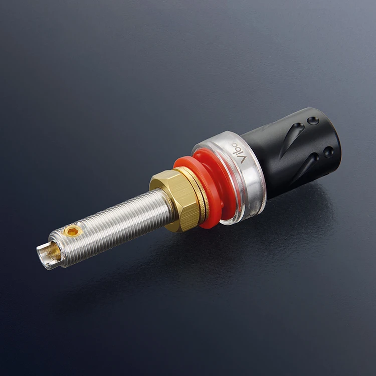 Post para Hifi Viborg 99.995% Pure Copper Rhodium Speaker Terminal Binding Amplifer 4 Pcs Bp-613 r - Image 4