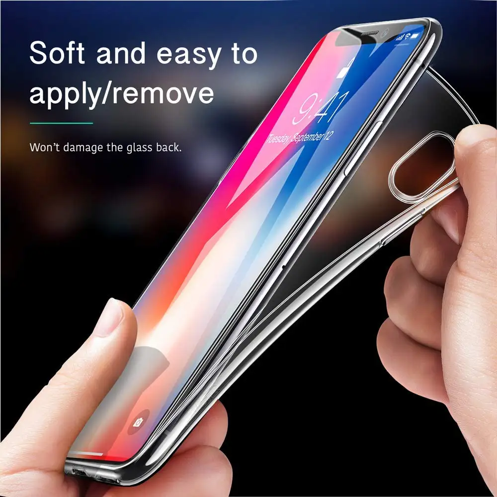 Новый прозрачный чехол мягкий силиконовый для телефона iPhone 12 Pro Max 11Pro X SE 2020 XR XS MAX 5S