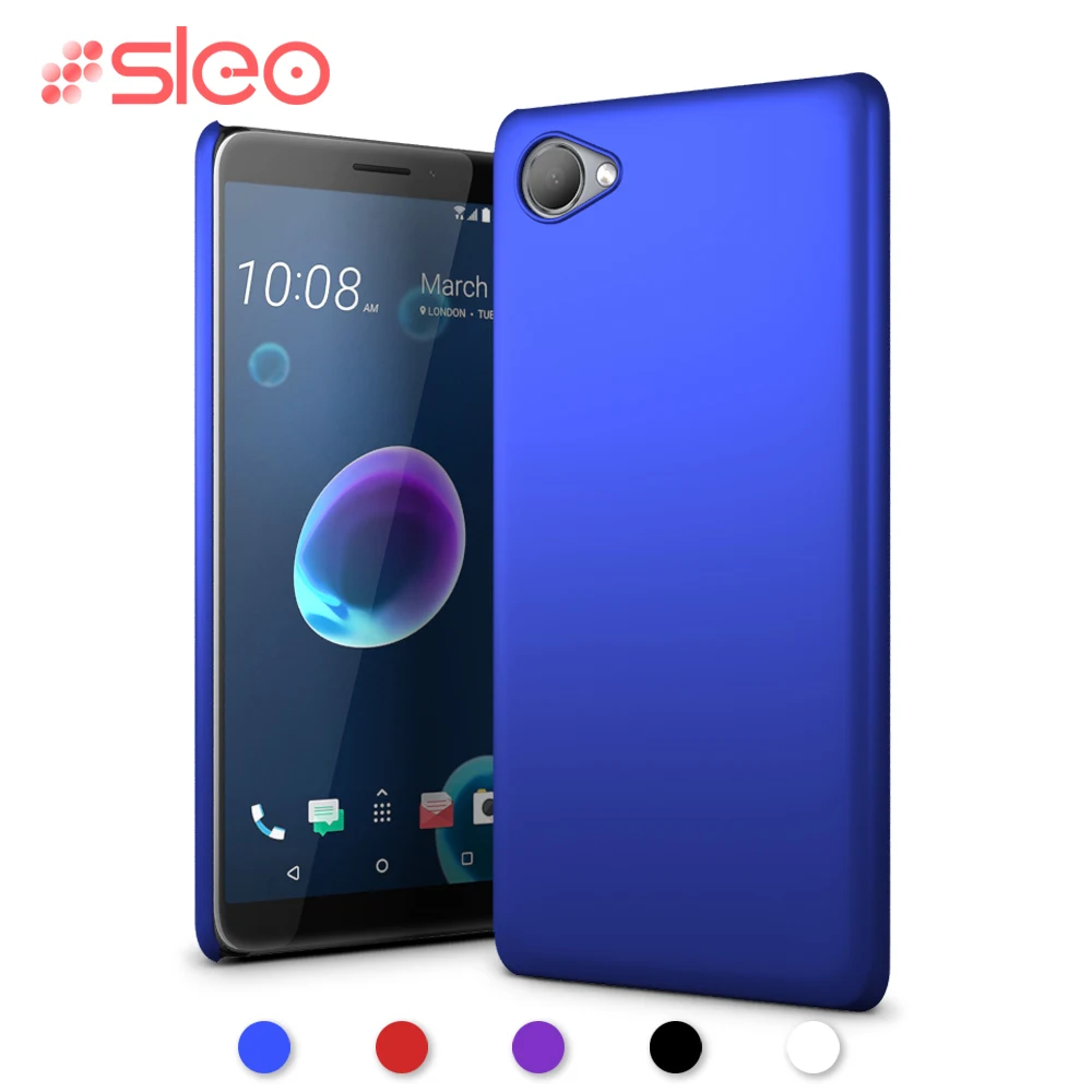 SLEO для htc Desire 12 Case ультра тонкий жесткий Пластик задняя крышка телефон случаях