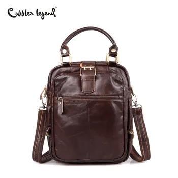 

Cobbler Legend Genuine Leather Shoulder Bag Small ipad Male Tote Men Messenger Bag Vintage New Crossbody Bags Men Handbags