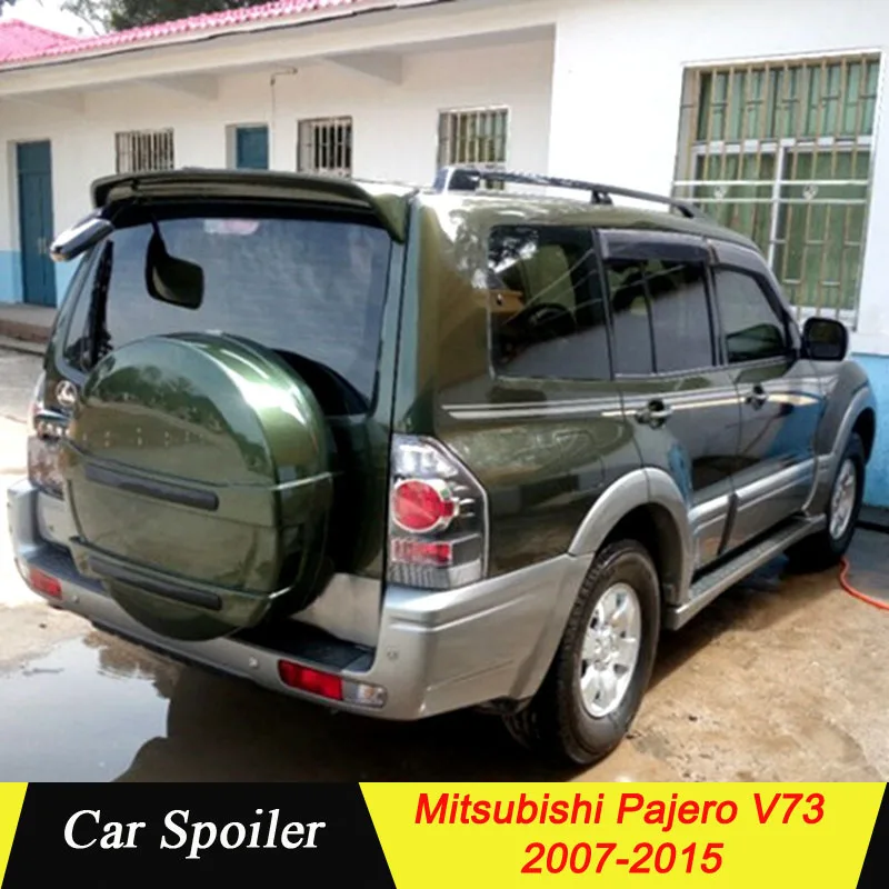 Спойлер из АБС материала для Mitsubishi V73 Pajero 2007 2015 задний спойлер V73|Спойлеры и