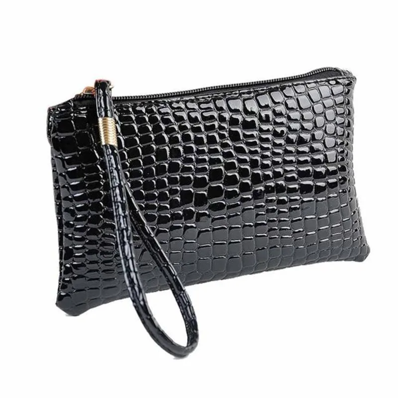 Handbags New Fashion Casual Women Bags Crocodile PU Leather Clutch Handbag Bag Female Purse Bolsa