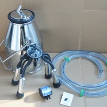 Портативный коровье молоко ведро бак Доильная машина 304 из нержавеющей стали