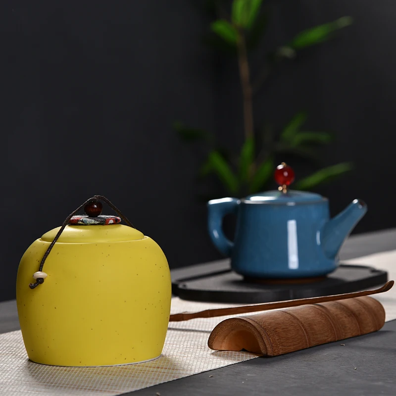 السكر عاء الشاي مربع الحاوية الغذاء جرة للتخزين ملون الحلوى حقيبة علبة البسيطة العسل جرة الشاي القهوة السكر تخزين الجرار