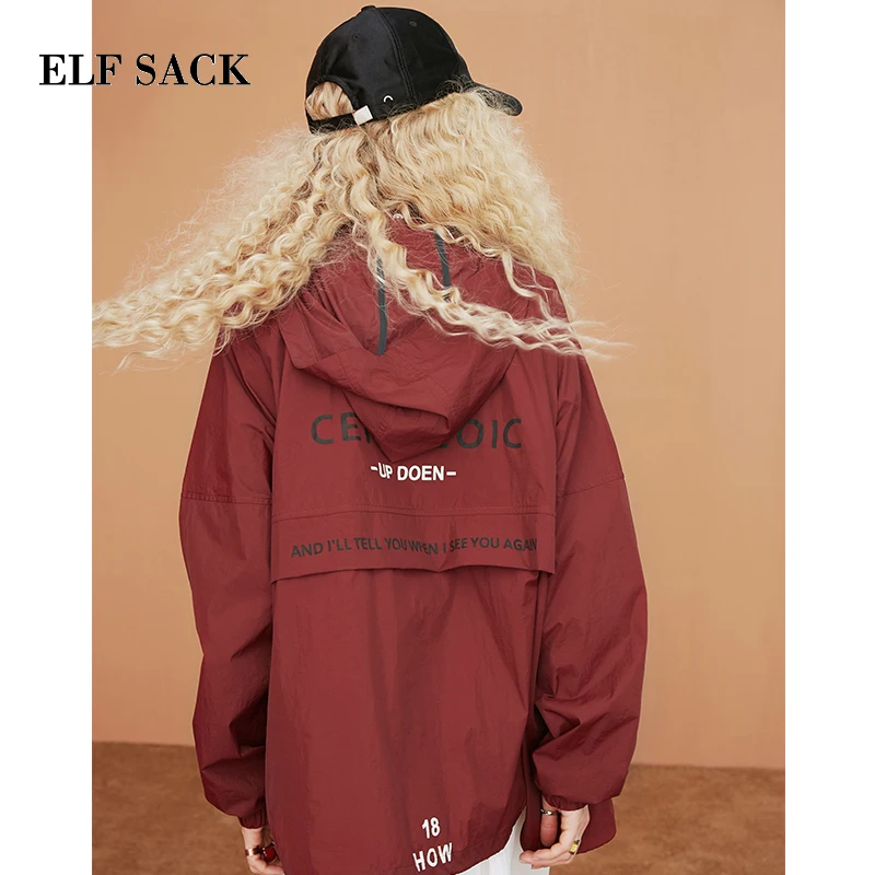Женское Свободное пальто ELFSACK повседневное с длинным рукавом и широкой талией в